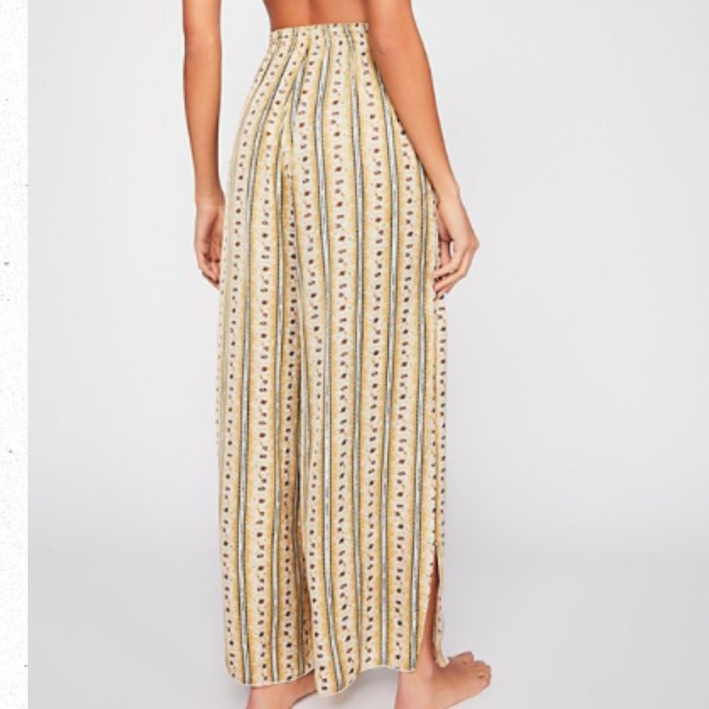 Free People Take Your Tie Off Wide Leg Pants NWT - Picture 2 of 7